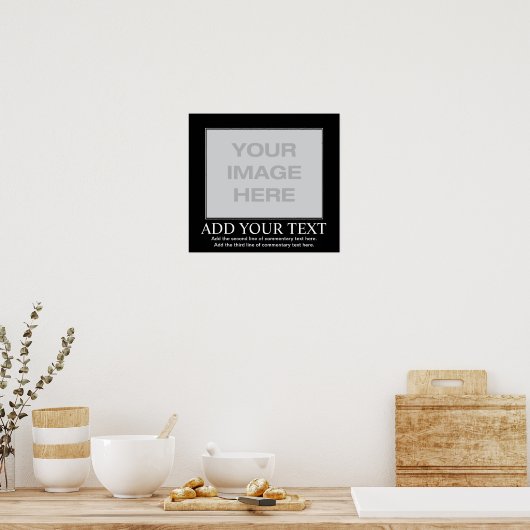 Aanpasbaar Motivatie Poster - Demotivationeel (Keuken)