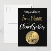 Aanpasbaar NA Herstel Kies Elke Schoonmaaktijd Briefkaart (Voorkant / Achterkant)