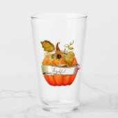 Aanpasbaar najaar pompoen glas (Voorkant)