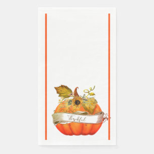 Aanpasbaar najaar pompoen servet