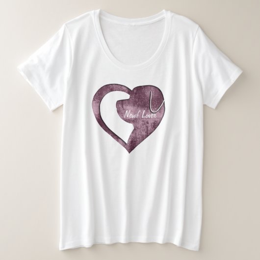 Aanpasbaar Newf Head Logo T-shirt (Design voorkant)