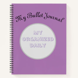 Aanpasbaar paars Bullet Journal Notitieboek
