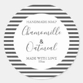 Aanpasbaar pakket zeep Label Pattern Modern (Voorkant)