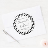 Aanpasbaar pakket zeep Label Pattern Modern (Envelop)