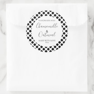 Aanpasbaar pakket zeep Label Pattern Modern