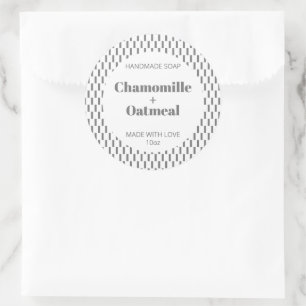 Aanpasbaar pakket zeep Label Pattern Modern