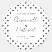 Aanpasbaar pakket zeep Label Pattern Modern (Voorkant)