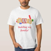 Aanpasbaar papa T-shirt