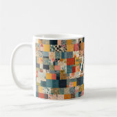 Aanpasbaar Patchwork Patroon Koffiemok (Links)