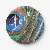 Aanpasbaar Peacock Feather Bord (Voorkant)