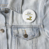 Aanpasbaar, peetzoon Eerste Communie Kelk Ronde Button 5,7 Cm (In situ)