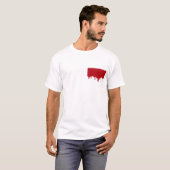 Aanpasbaar Pocket Drip T-Shirt (Voorkant volledig)