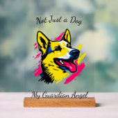 Aanpasbaar Pop Art Duitse Herder Ontwerp Acryl Bord (Neutraal)