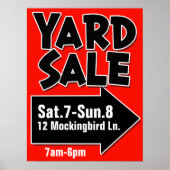 Aanpasbaar poster voor GARDE VERKOOP (Voorkant)