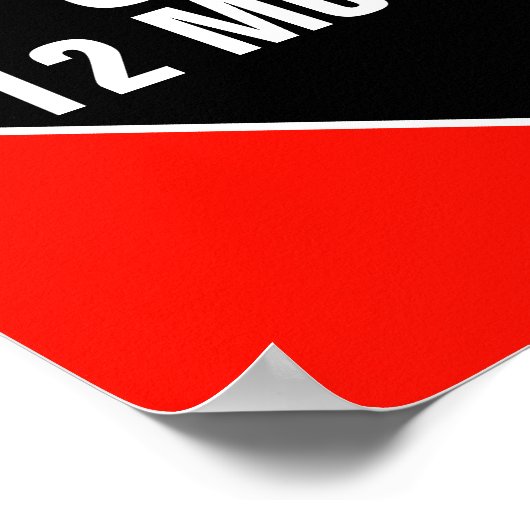 Aanpasbaar poster voor GARDE VERKOOP (Hoek)