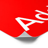 Aanpasbaar Poster voor Honey Badger (Hoek)