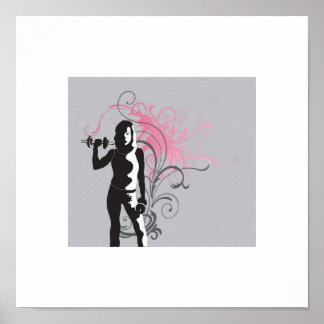 Aanpasbaar Poster vrouw