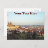 Aanpasbaar Praag panorama Briefkaart (Voorkant / Achterkant)