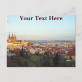 Aanpasbaar Praag panorama Briefkaart (Voorkant)