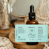 Aanpasbaar Product Mint Rustic Etiket