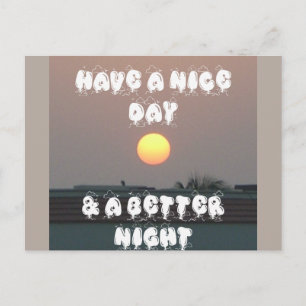 Aanpasbaar product op fijne dag briefkaart