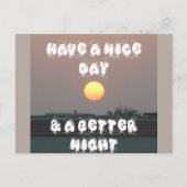 Aanpasbaar product op fijne dag briefkaart (Voorkant)