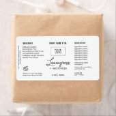 Aanpasbaar product witte & zwarte label (Insitu)