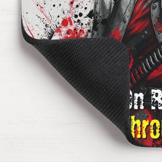 Aanpasbaar Punk Meisje Gitarist Art Inspirerend Muismat (Hoek)