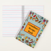 Aanpasbaar recept Schrijf je eigen recepten Notitieboek (Binnen)