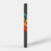 Aanpasbaar retro telefoonhoesje Minimalistisch ont iPhone Hoesje (Rechterkant)