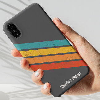 Aanpasbaar retro telefoonhoesje Minimalistisch ont iPhone 12 Pro Hoesje