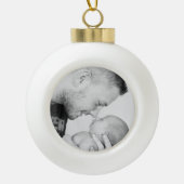 Aanpasbaar Rond-in-Keramiek Keramische Bal Ornament (Voorkant)