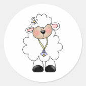 AANPASBAAR RONDE STICKER (Voorkant)