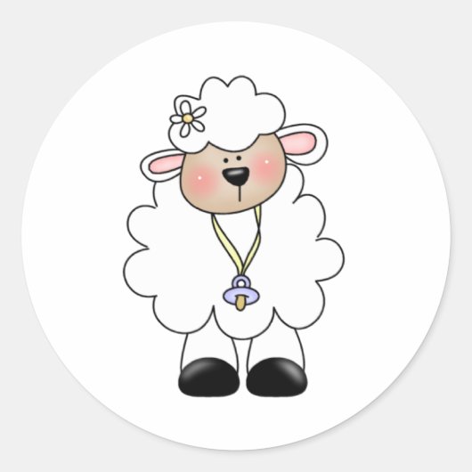 AANPASBAAR RONDE STICKER (Voorkant)