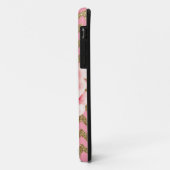 Aanpasbaar roze en goudvormig Roos Glitter Case-Mate iPhone Case (Achterkant/links)