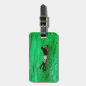 Aanpasbaar rugby-bagagelabel bagagelabel (Voorkant verticaal)