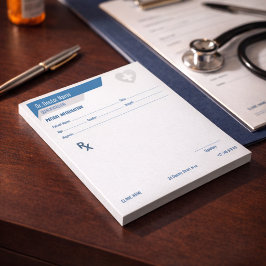 Aanpasbaar RX-blok voor artsen - Receptblok Notitieblok