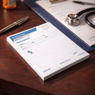 Aanpasbaar RX-blok voor artsen - Receptblok Notitieblok