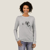 Aanpasbaar - Schorpioen en uw initialen Tri-Blend Shirt (Voorkant)