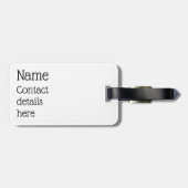 Aanpasbaar ski-Bagagelabel Bagagelabel (Achterkant horizontaal)