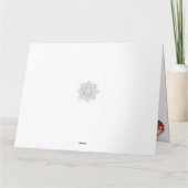 Aanpasbaar Snowy Christmas Village ontwerp Kaart (Achterkant)