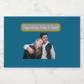 Aanpasbaar Sparkling Wijnetiket (Enkel label)