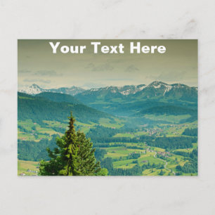 Aanpasbaar Sulzberg, Oostenrijk Briefkaart