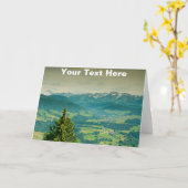 Aanpasbaar Sulzberg, Oostenrijk Kaart (Gele Bloem)