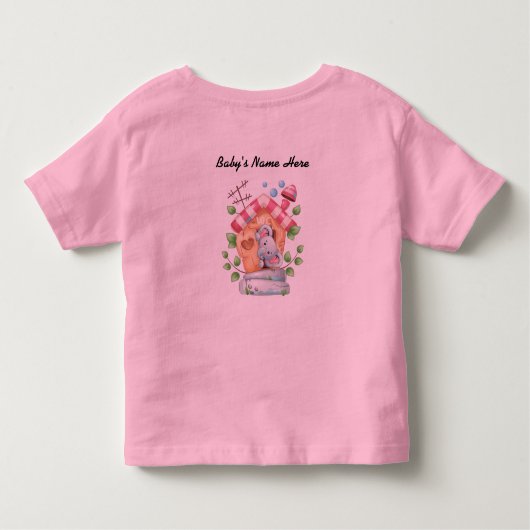 aanpasbaar T-shirt voor peuter (Achterkant)