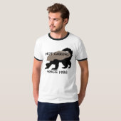 Aanpasbaar T-shirt zonder honingbadger (Voorkant volledig)