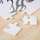 Aanpasbaar teken met lipstick - Roze Legpuzzel (Zijkant)