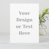 Aanpasbaar Uw Ontwerp of Tekst Hier Persoonlijk (Staand voorkant)