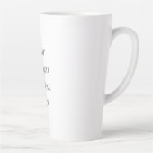 Aanpasbaar Uw Ontwerp of Tekst Hier Persoonlijk Latte Mok (Rechts)