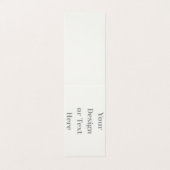 Aanpasbaar Uw ontwerp of tekst hier Persoonlijk Visitekaartje (Buitenkant ongevouwen)